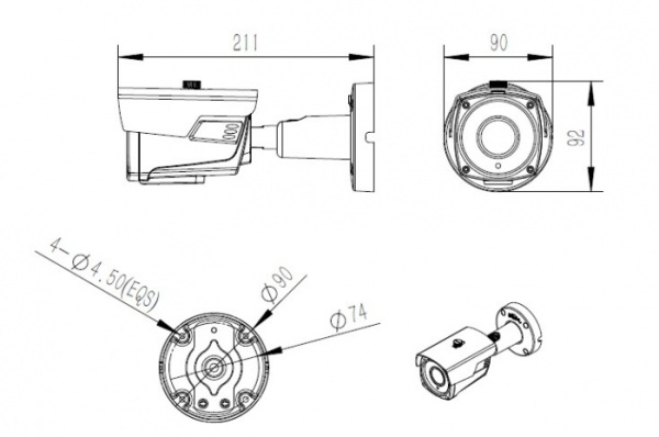 Камера TopVision LBP60HTC200F 1080p 2.8-12мм